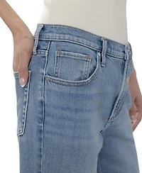 Silver Jeans Co. Women's Baggy Bootcut High-Rise Cotton-Blend