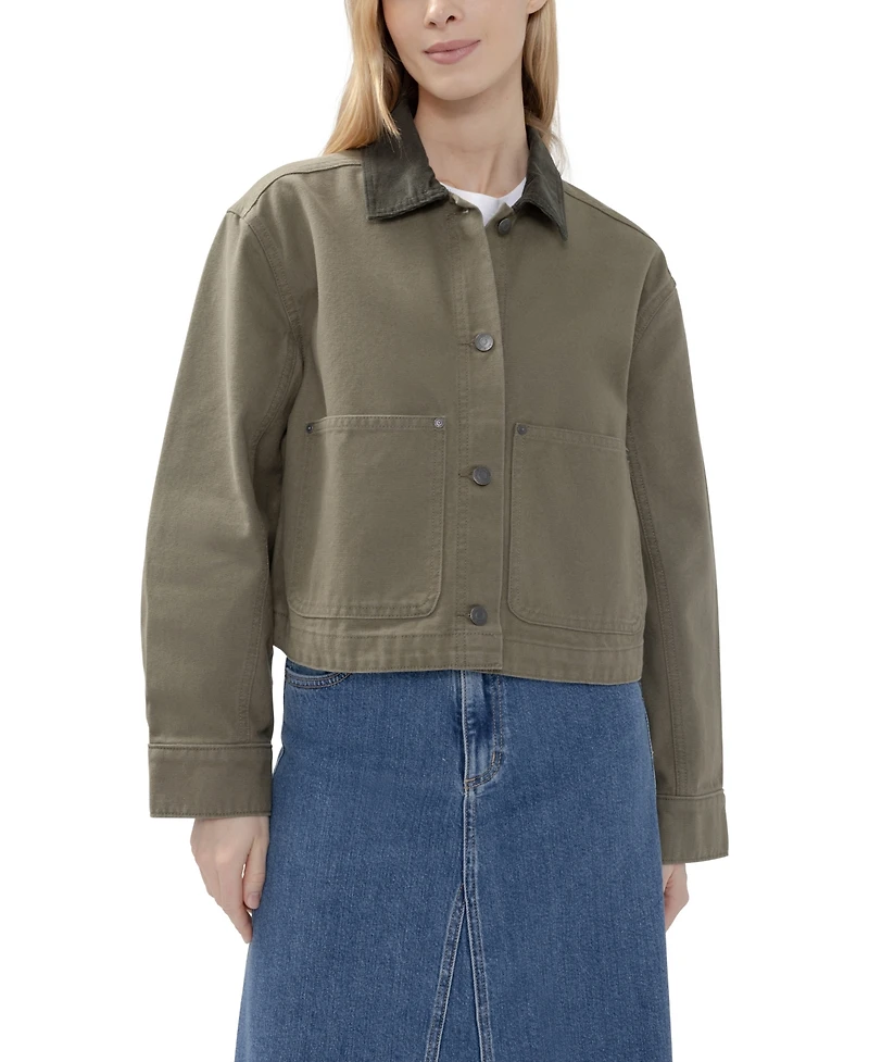 Silver Jeans Co. Women's Corduroy Barn Jacket