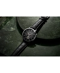 Stuhrling Mens 1021 Quasar Skeleton Automatic 42mm Watch