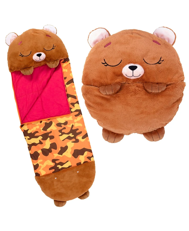 Happy Nappers Benny the Bear Medium 2-in-1 Weighted Plush