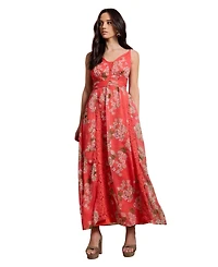 Oasis Women's Lace Panelled Waist Pleated Maxi Dress