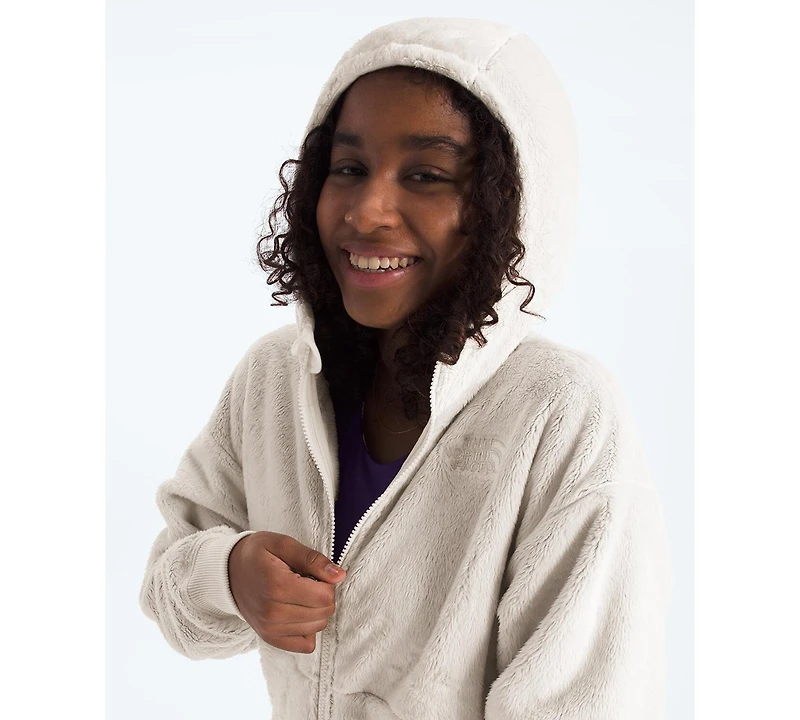 The North Face Girls' 7-16 Osito Full-Zip Hooded Jacket