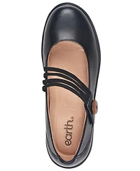 Earth Women's Vannie Elastic Mary Jane Flats