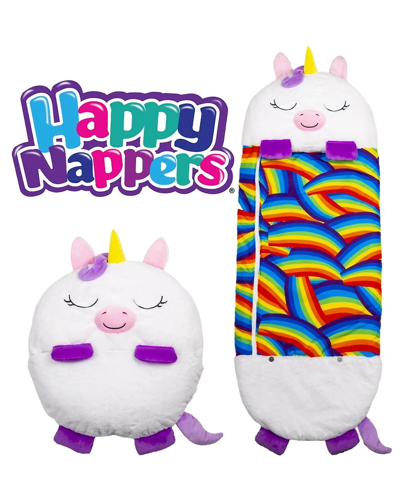 Happy Nappers Weighted Unicorn Plush, Large