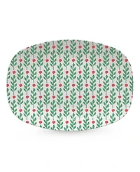 Mariposa Holly Berries Resin Serving Platter