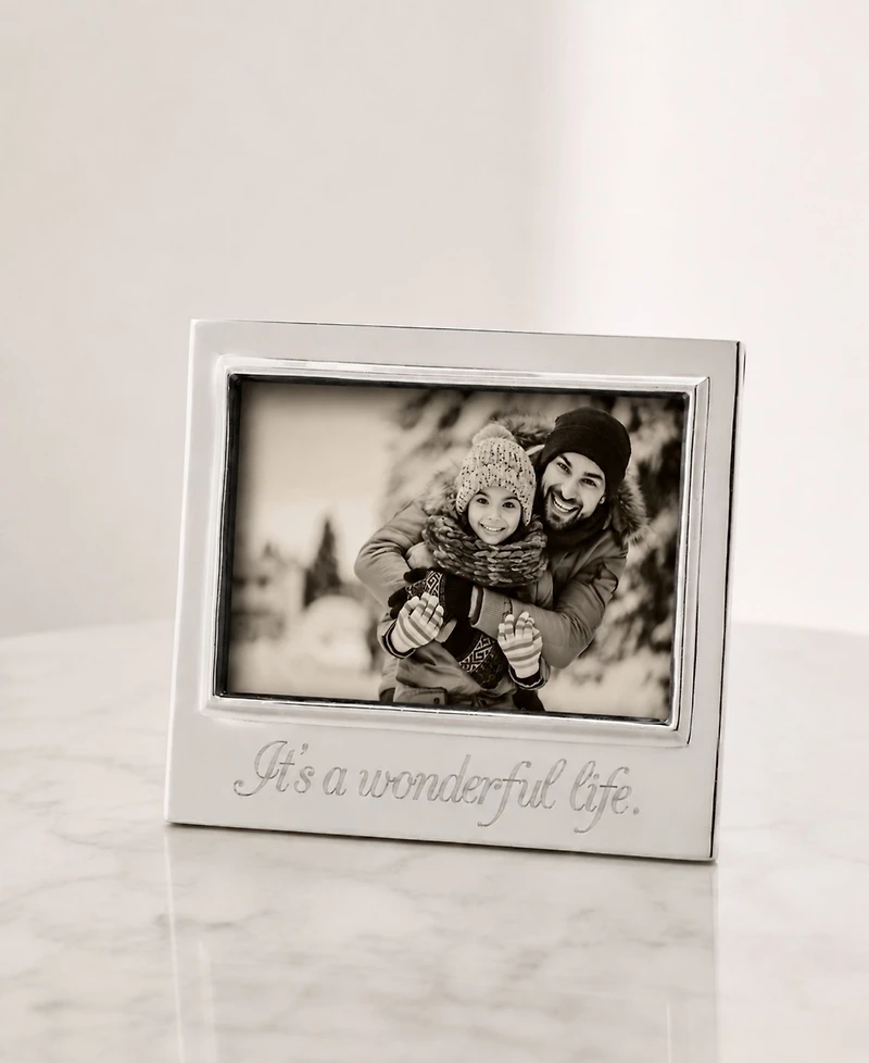 Mariposa It's a Wonderful Life Signature Statement Frame, 4" x 6"