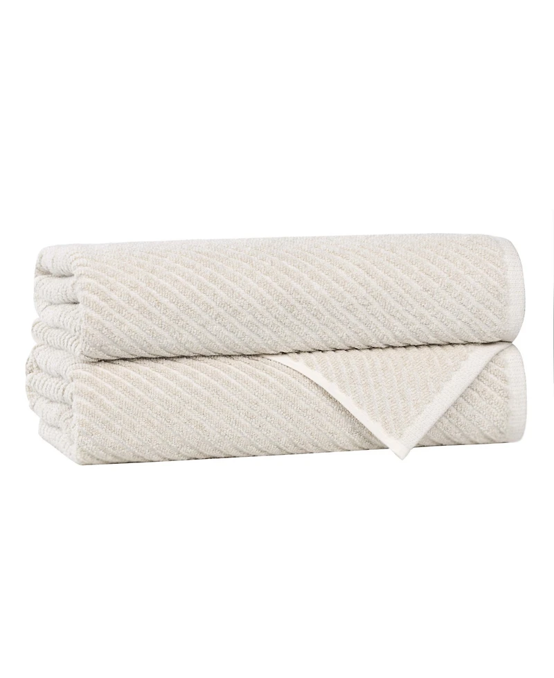 Superior Amelia Cotton 2-Piece Bath Towel Set