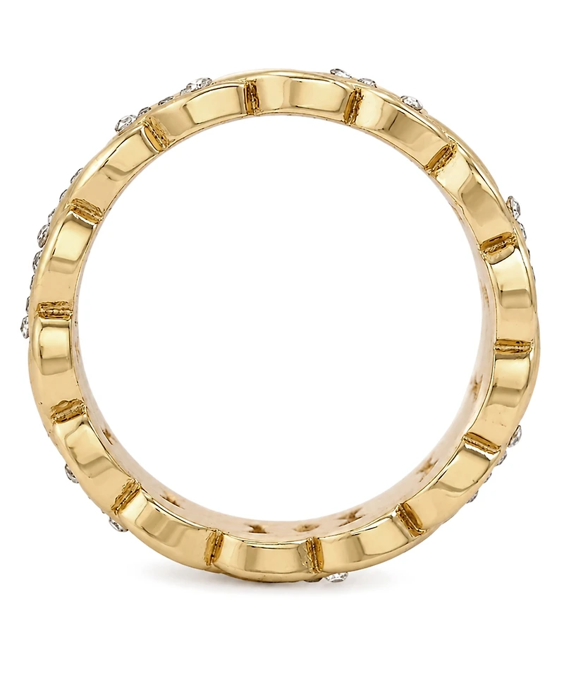 And Now This Clear Crystal Link Ring