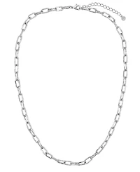 And Now This Silver-Plated or 18K Gold-Plated Chunky Chain Necklace