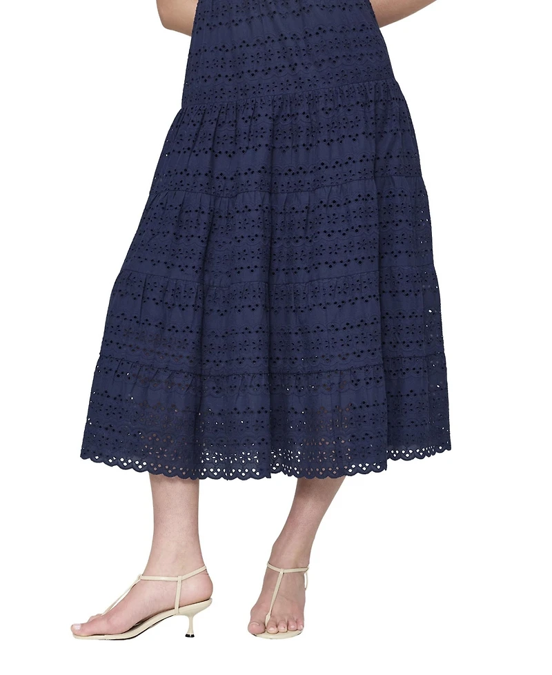 Finery London Women's Jemma Cotton Tiered Midi Dress