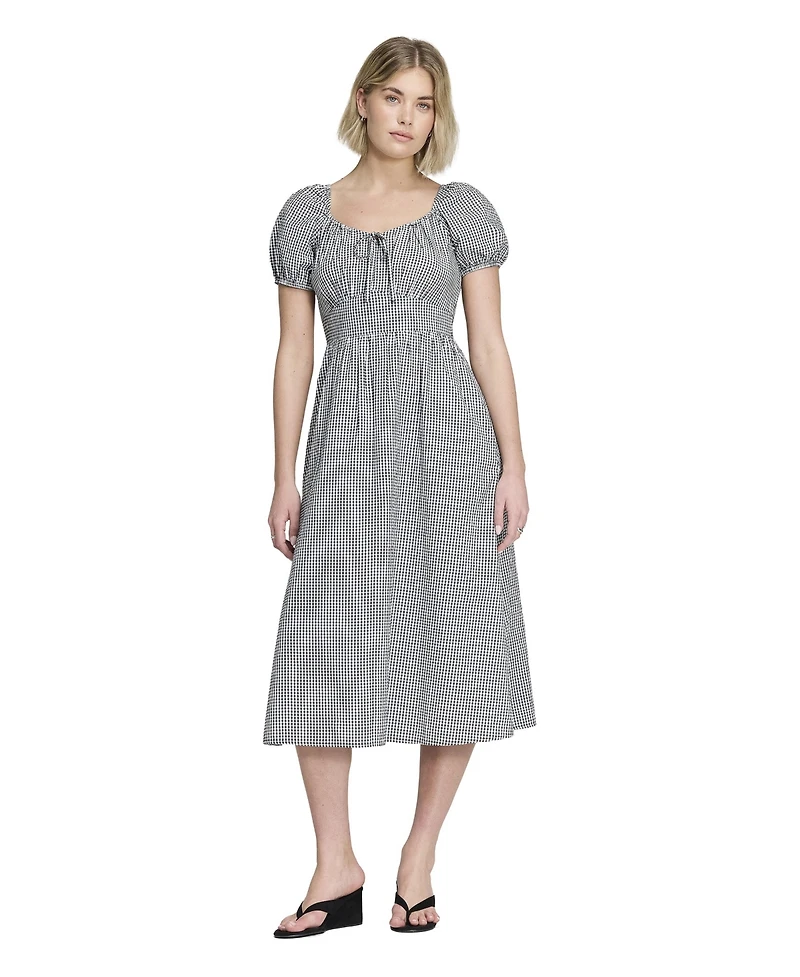 Finery London Women's Kaitlyn Cotton Gingham Midi Dress