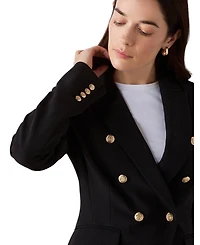 Finery London Women's Lydia Long Sleeve Button Detail Blazer