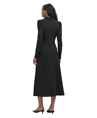 Finery London Women's Elvira Ponte Zip Front Midi Dress