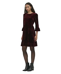 Finery London Women's Cammie Velvet Short Dress