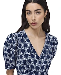 Finery London Women's Samantha Button Through Midi Dress