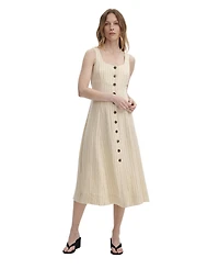 Finery London Women's Jillian Stripe Button Down Dress