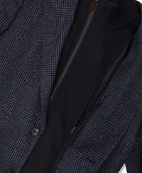 Reiss Men's Kyle Check Single-Breasted with Gilet Insert Tailored-Fit Blazer