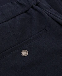 Reiss Men's Found Slim-Fit Stretch Drawstring Trousers Pants