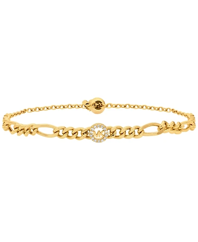 Michael Michael Kors Logo Figaro Chain Bracelet