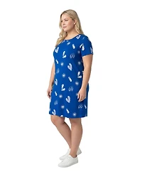 Woman Within Women's Plus Perfect Short-Sleeve Crewneck Tee Dress