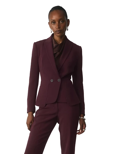 The Fold Women's Clever Crepe Caselle Tailored Blazer