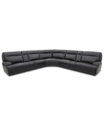 Atlas 7-Piece Triple Power Motion Sectional Sofa, Macy's Exclusive