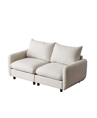 Streamdale Furniture 2-Seats Modular Sectional Sofa Corner Chair Sofa Couch