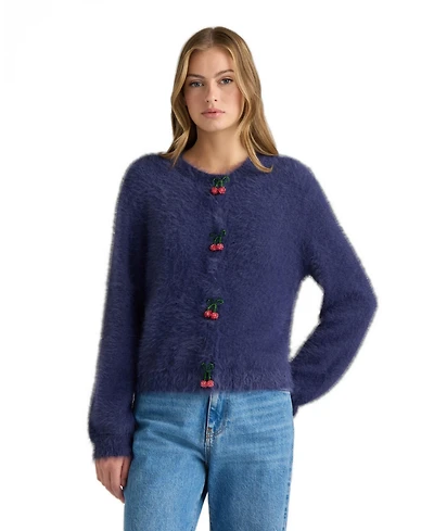 Nvlt Women's Cherry Front Cardigan