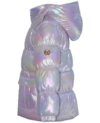 Kensie Girl Toddler Girls' 2T-5T Iridescent Puffer Jacket with Hat
