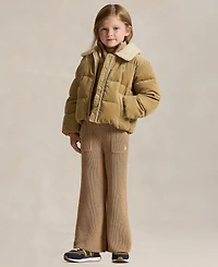Polo Ralph Lauren Girls' 2T-6X Cotton Corduroy Down Jacket