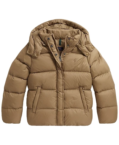 Polo Ralph Lauren Girls' 7-16 Down Hooded Jacket