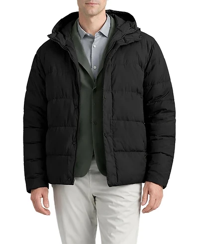 Level 7 Men's Office-Leisure Collection Lightweight Rain Pro Puff Parka