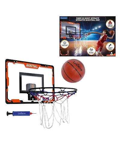 Lexibook Interactive Basketball Hoop with Score Counter and Sound Effects, Ages 3+