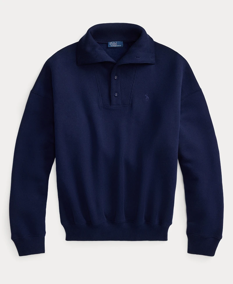 Polo Ralph Lauren Women's Arctic Ribbed Mockneck Long-Sleeve Fleece Pullover