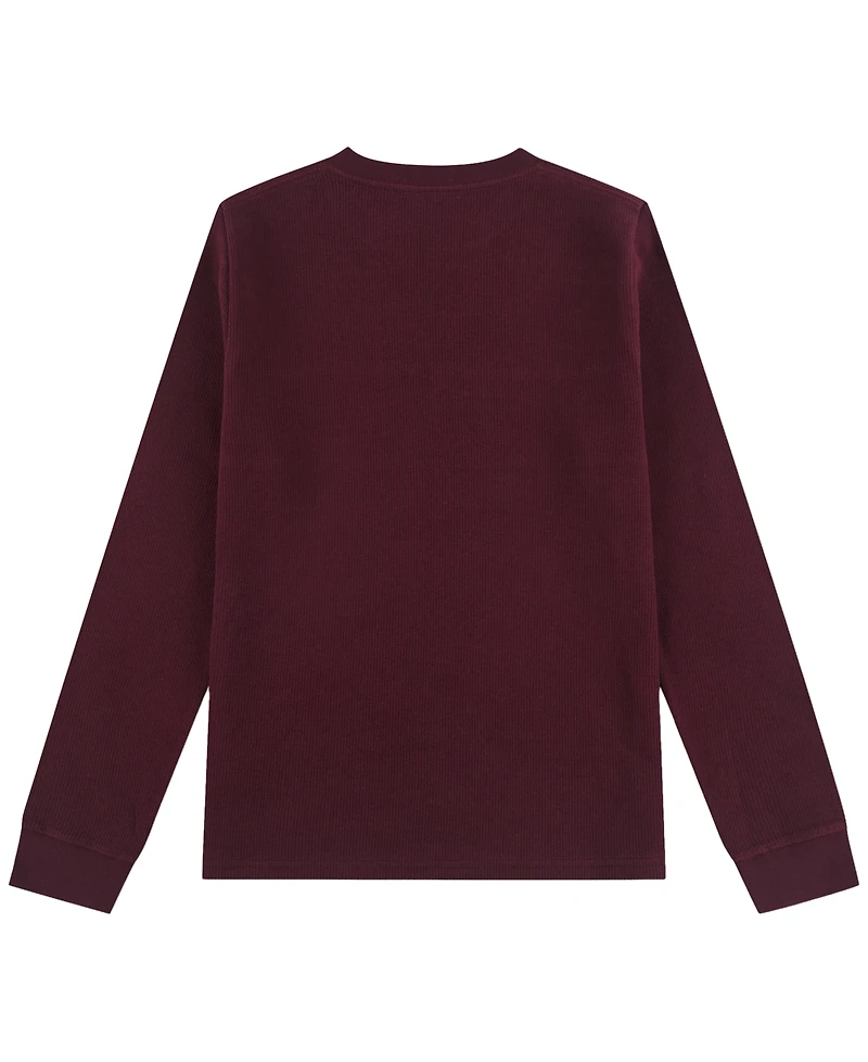 abercrombie kids Boys' 5-18 Long-Sleeve Flat Back Rib Knit Shirt
