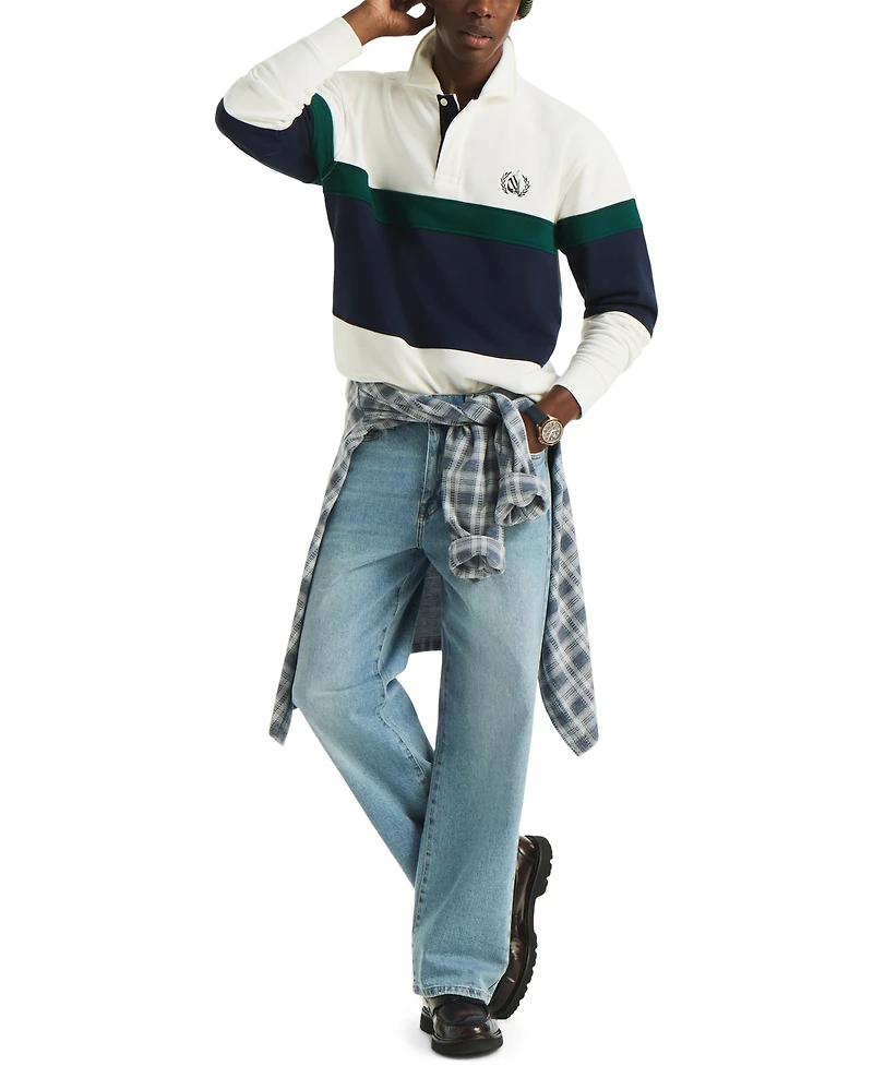 Nautica Men's Long Sleeve Pullover Sweatshirt