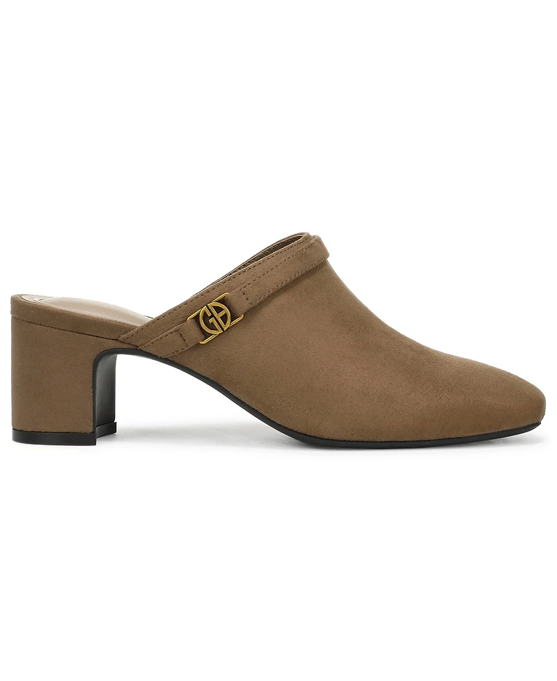 Giani Bernini Women's Vellaa Square Toe Block Heel Mules, Macy's Exclusive