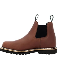 Georgia Boot Romeo Pull-On Full-Grain Leather Round Toe Work Boots