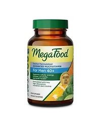 MegaFood Advanced Multivitamin for Men 40+ with Choline, Methyl B12, Methylfolate, Vitamin C and D3 and Zinc