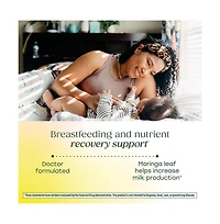 MegaFood Baby and Me 2 Postnatal Multivitamin with Choline, Methylated Folate and Moringa Leaf