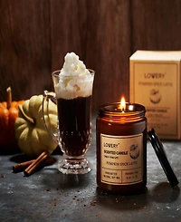 Lovery Pumpkin Spice Latte Candle Gift Set, 9oz Home Soy Aromatherapy Candles