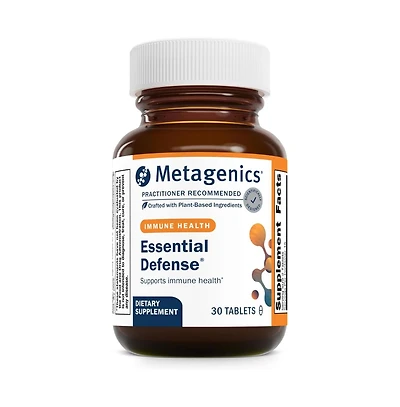 Metagenics Essential Defense Immune Support Supplement with Licorice Root, Ginger and Isatis Traditional Chinese Herbal Formula 30 Tablets