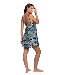Linea Donatella Women's Tulip Garden Print Knit Chemise