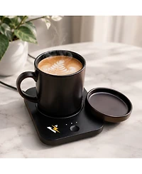 Pursonic The Modern Workspace Productivity Bundle: Pursonic 3-in-1 Led Desk Lamp + Sip & Charge Wireless & Mug Warmer