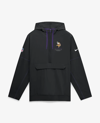 Nike Men's Minnesota Vikings Sideline Logo Glory Half-Zip Anorak