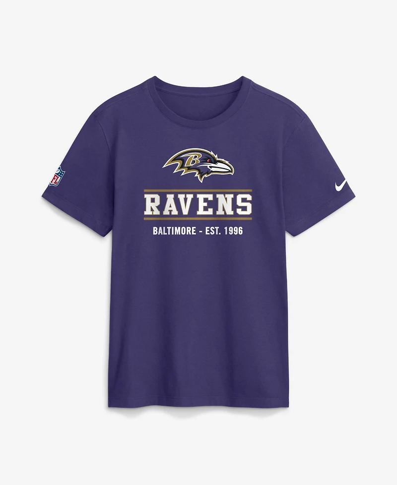 Nike Men's Baltimore Ravens Sideline Alternate Final Sprint T-Shirt