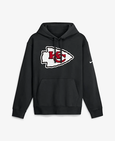 Nike Men's Kansas City Chiefs Primetime Club Logo Fleece Hoodie