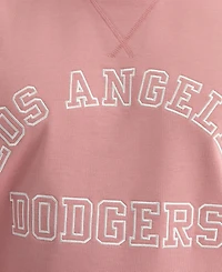Fanatics Men's Los Angeles Dodgers Iconic Terry Relaxed-Fit Crewneck Long-Sleeve Sweatshirt