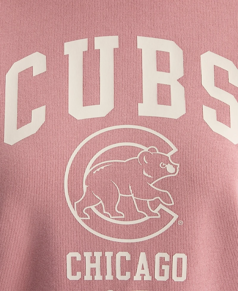 Fanatics Women's Chicago Cubs Boxy Double-Face Rib T-Shirt