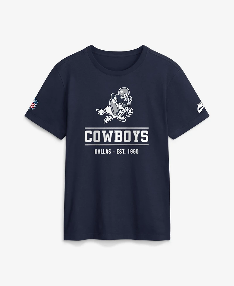 Nike Men's Dallas Cowboys Always Prepared Essential Long-Sleeve Screen-Print T-Shirt
